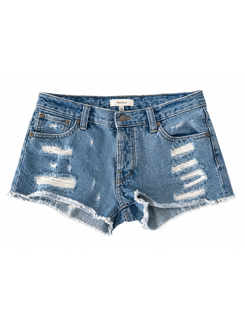 Vintage Aritzia Talula Denim Mini Shorts Size 23